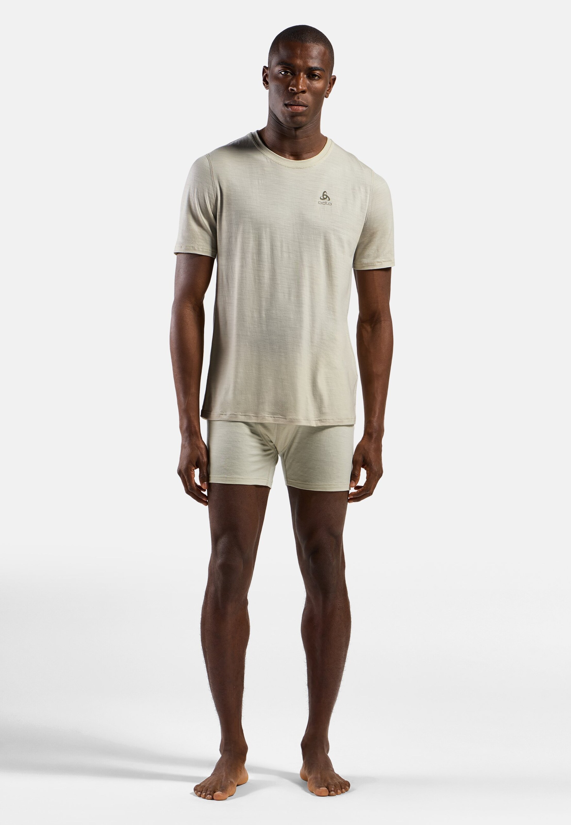Natural Merino 160 Boxer in agate gray