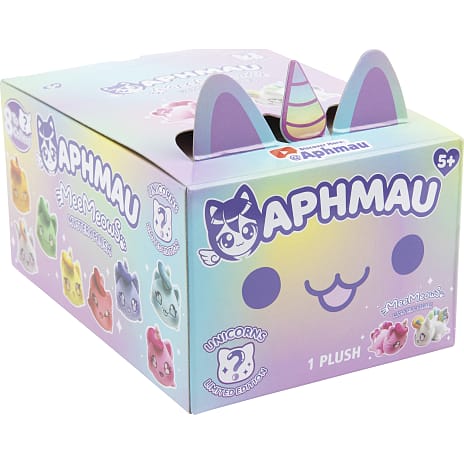 Aphmau MeeMeow enhjørning bamse 15 cm - assorteret