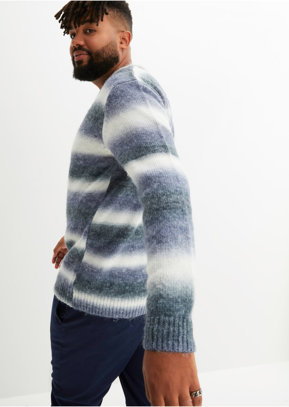 Pull à dégradé de couleurs