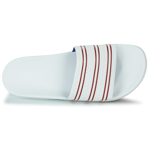 adidas Originals - ADILETTE - Blanc / Rouge
