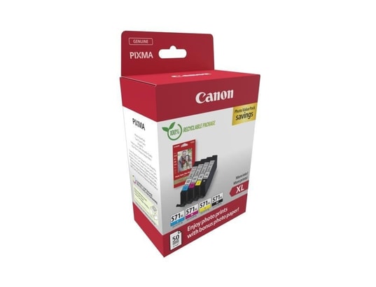 CANON - Cartouche d'encre Cartouches d'encre + pack papiers photo - - cli-571xl