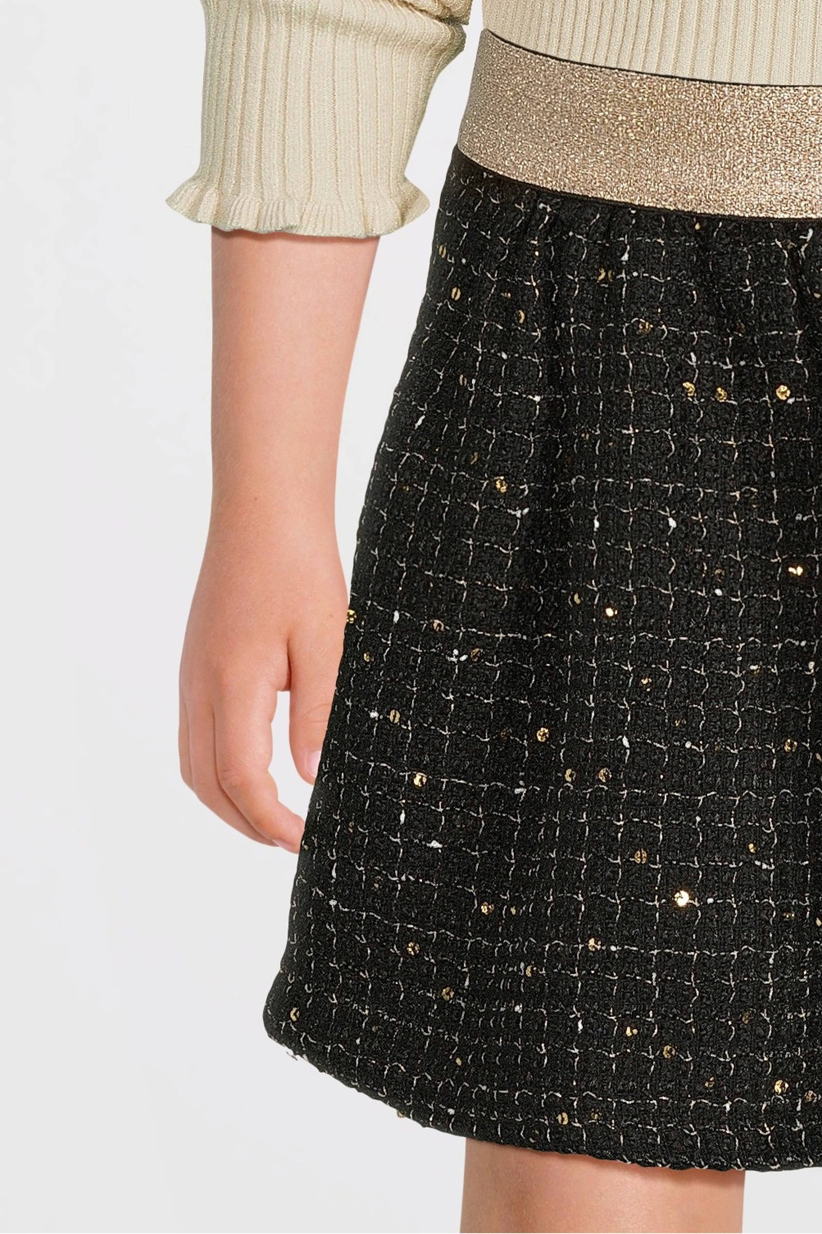 Moodstreet midi rok zwart