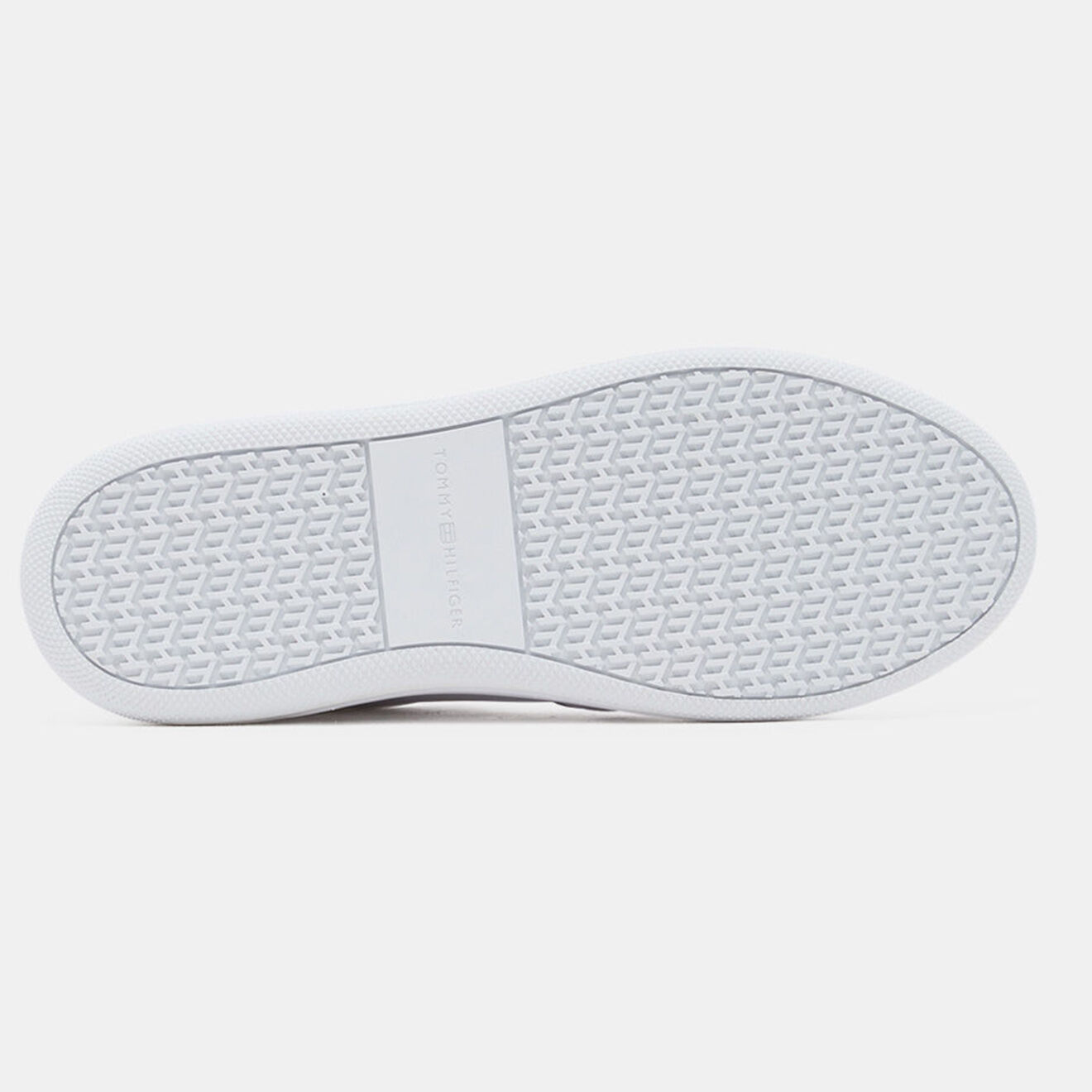 Tommy Hilfiger Baskets en Cuir Elevated Cupsole blanc/rose