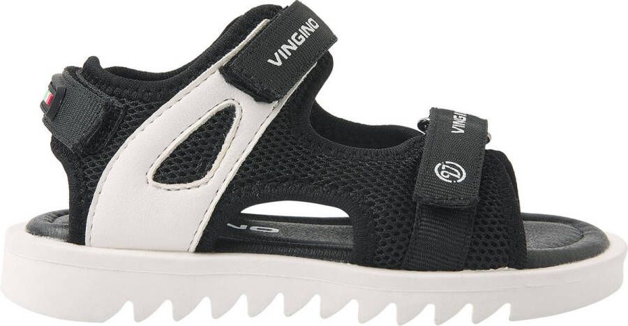 VINGINO Richie sandalen zwart Jongens Imitatieleer Logo 24