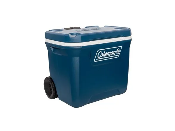 Coleman 50QT Xtreme™ Wheeled Cooler, Blå, Plast, Polyurethan (PU), Sort, 47 L, 113 kg