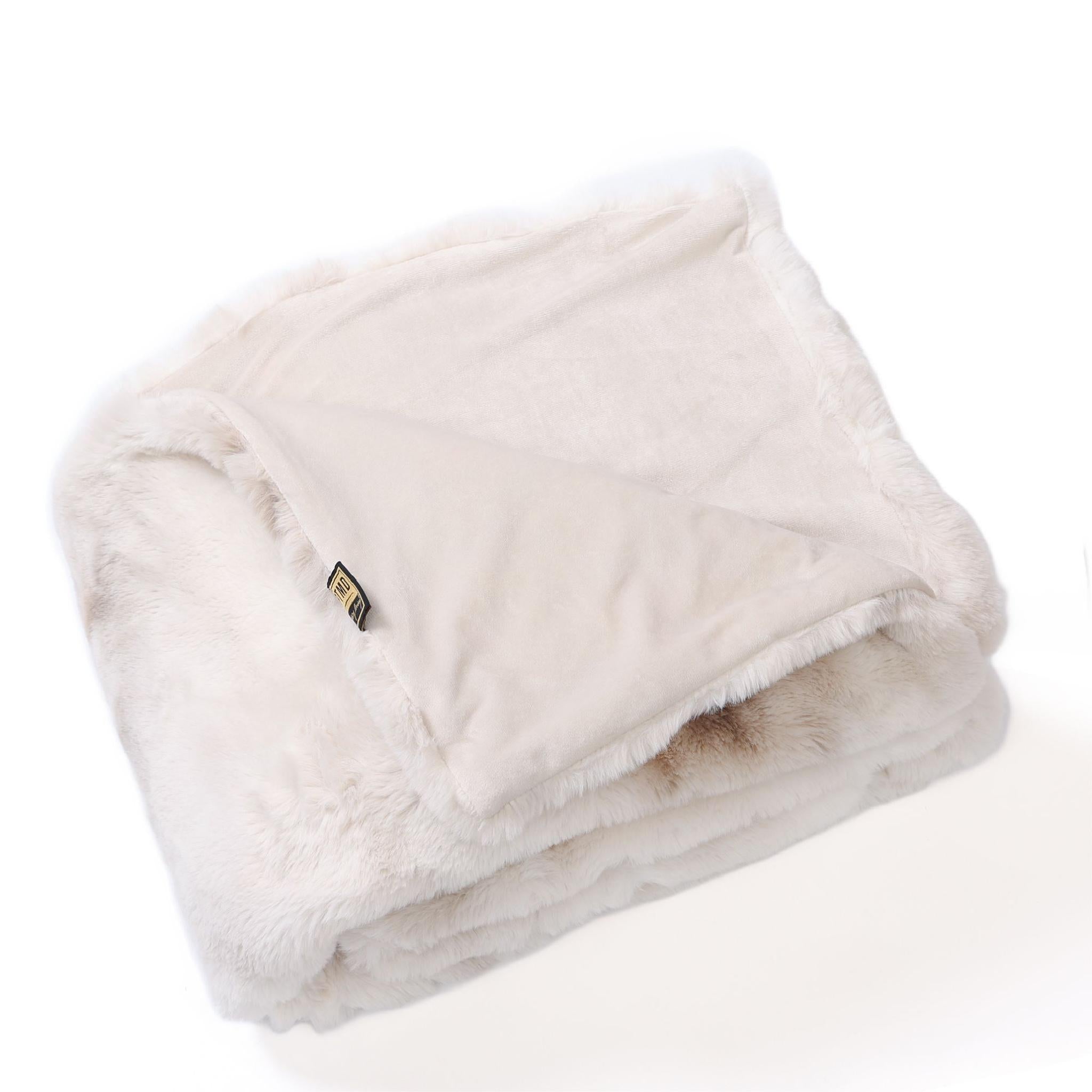 PTMD - Plaid Linde - Beige - 220x240x2cm