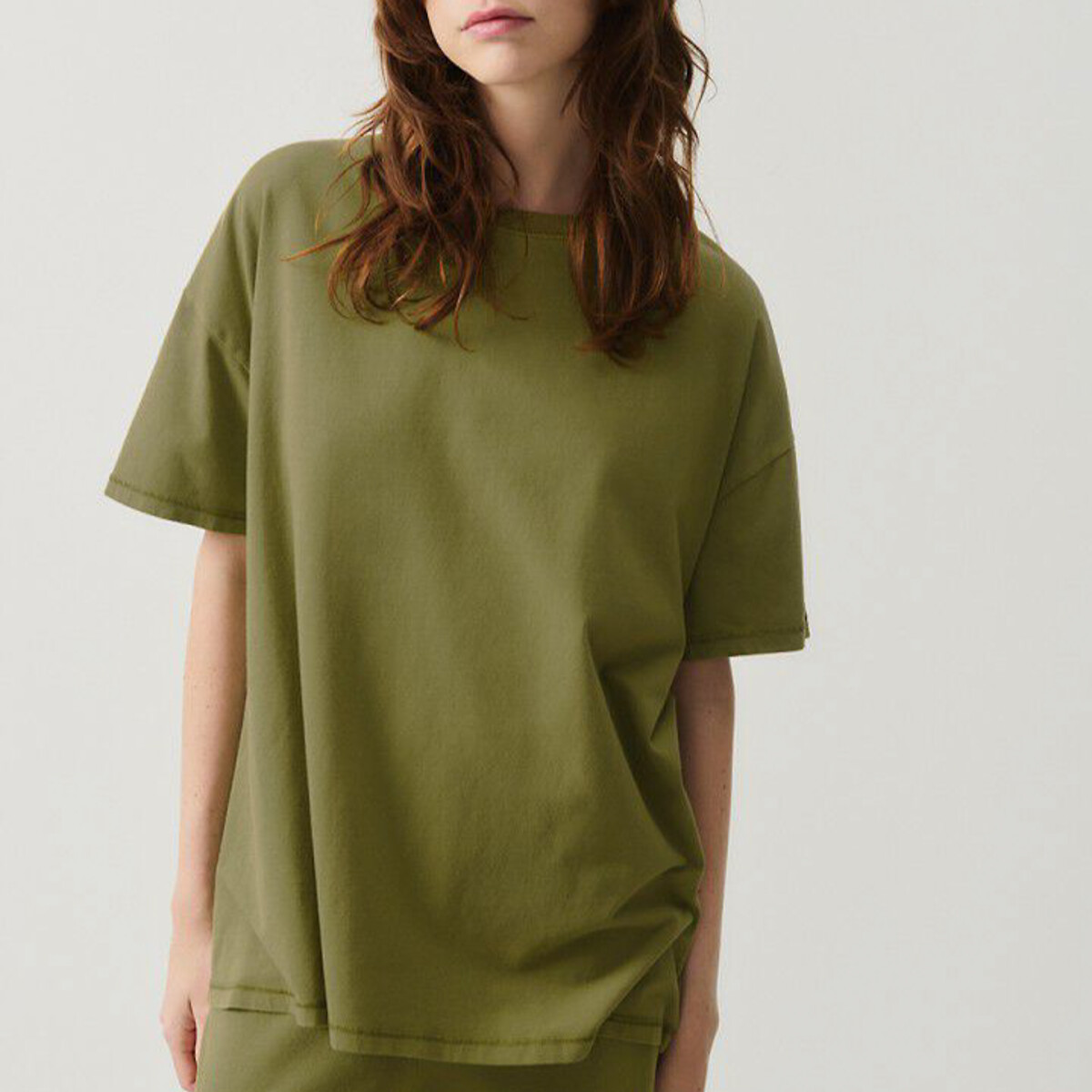 AMERICAN VINTAGE<br>Camiseta de manga curta com decote canoa PYMAZ