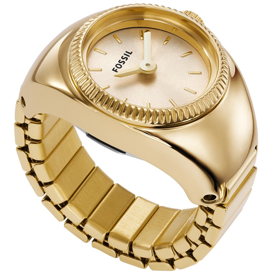 Fossil Uhrenring Goldig