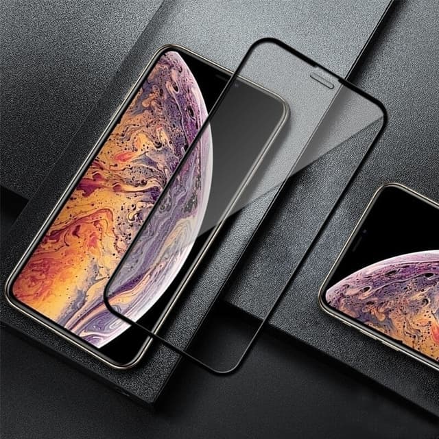 SKALO iPhone XS Max FULL-FIT Hærdet Glas Skærmbeskyttelse