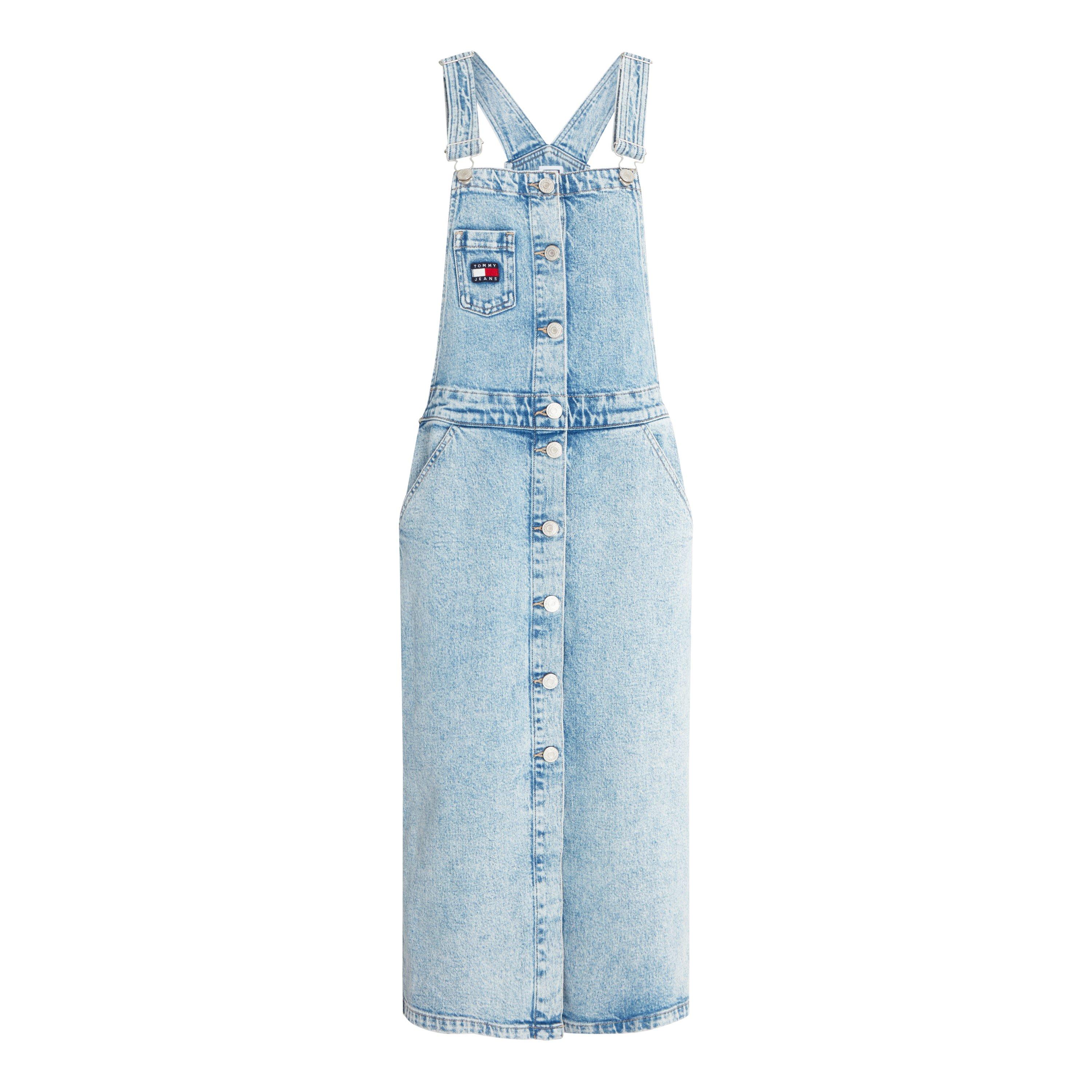 Tommy Jeans Dungaree Midi Dress