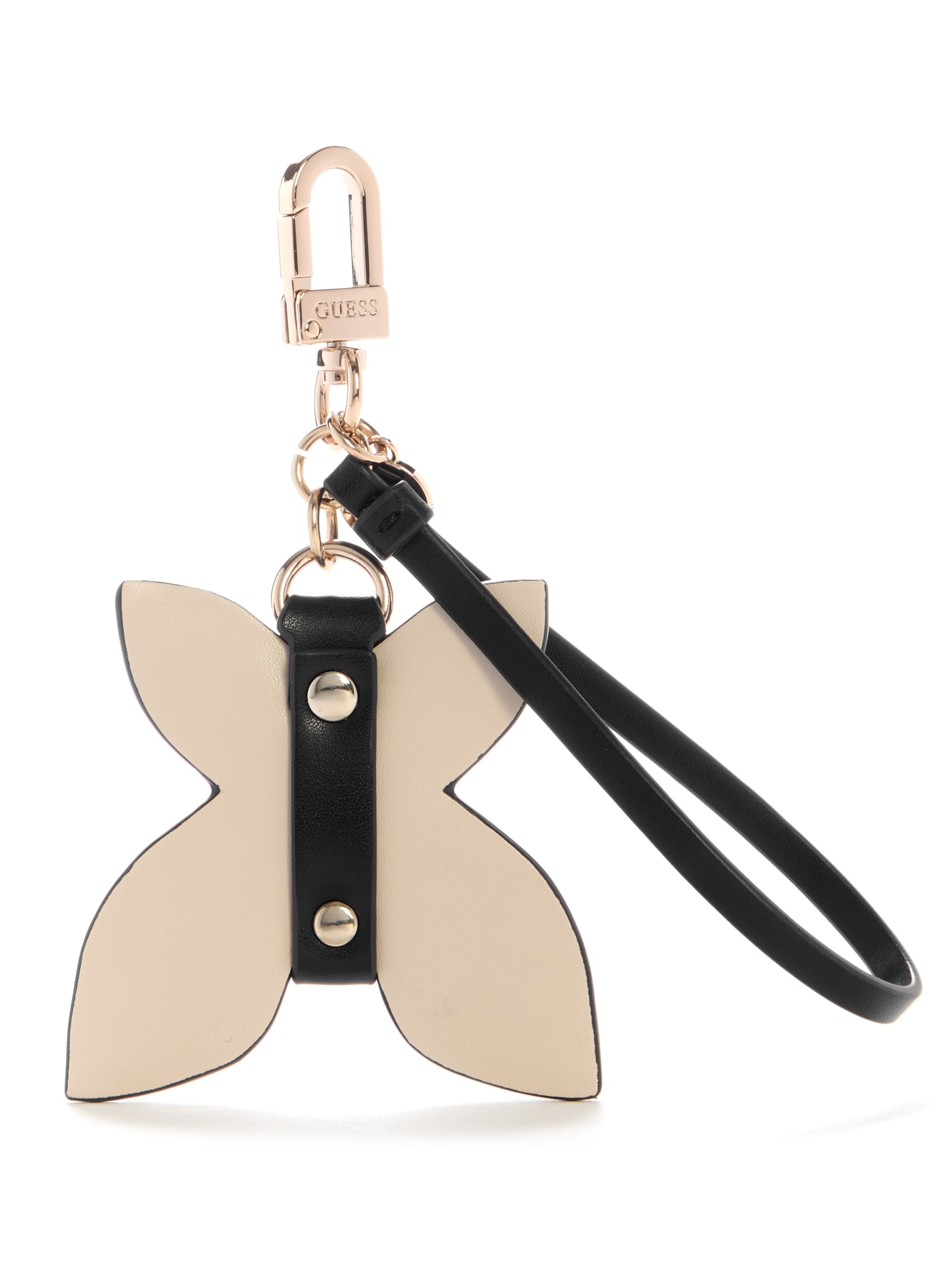Chaveiro com pingente de borboleta Quattro G