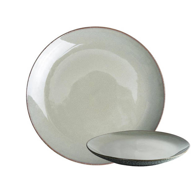 Herman den Blijker dinerbord - egaal - Ø 27 x 3.2 cm - lichtgrijs