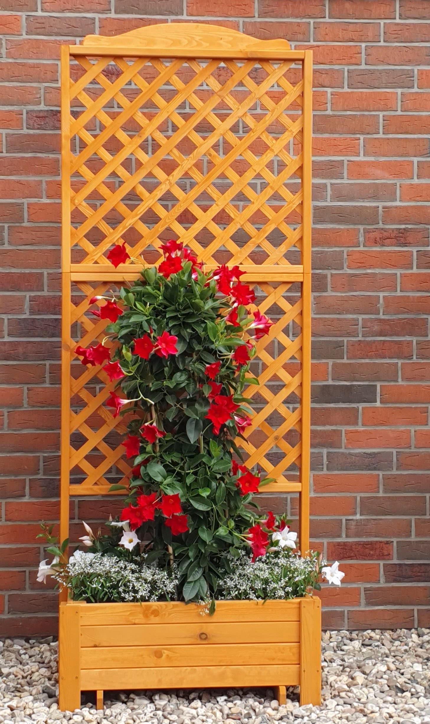 promadino Spalier »Romantica« mit Pflanzkasten, BxTxH: 80x38x210 cm