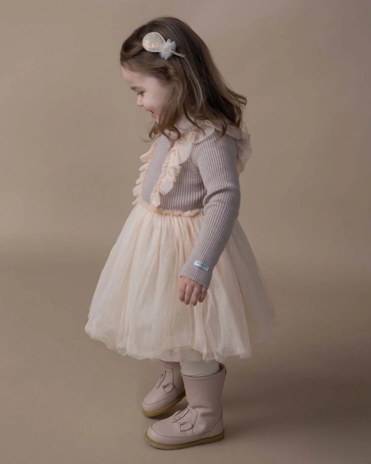 Flovos Dress | Lavender Brown