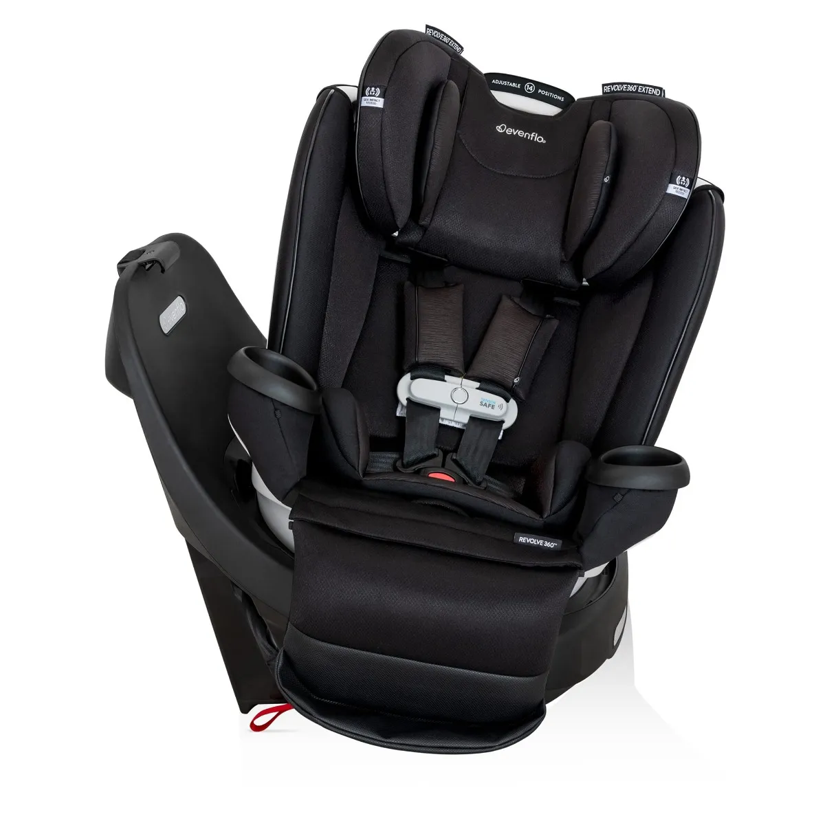 Evenflo Siège d'Auto 3-en-1 Gold Revolve360 Extend avec SensorSafe - Onyx Noir