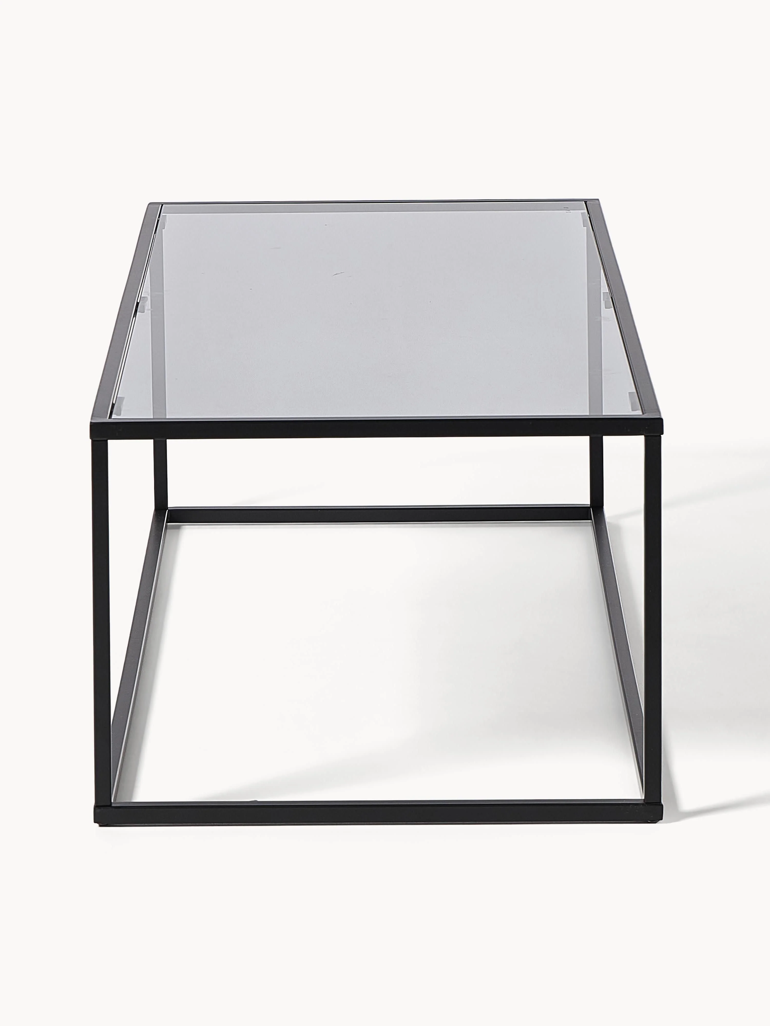 Salontafel Maya met glazen tafelblad