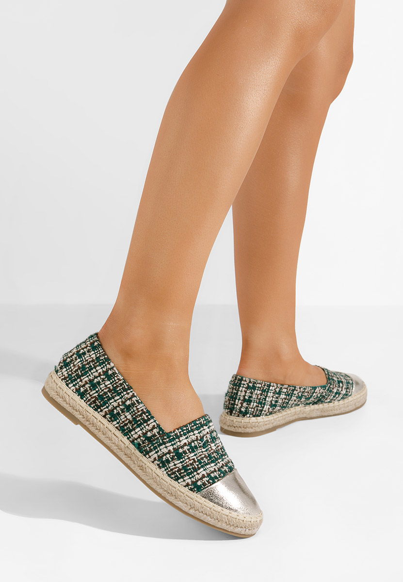 Espadrilles femme vert Thalassa