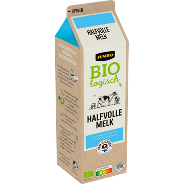 Jumbo Biologisch Halfvolle Melk 1 L