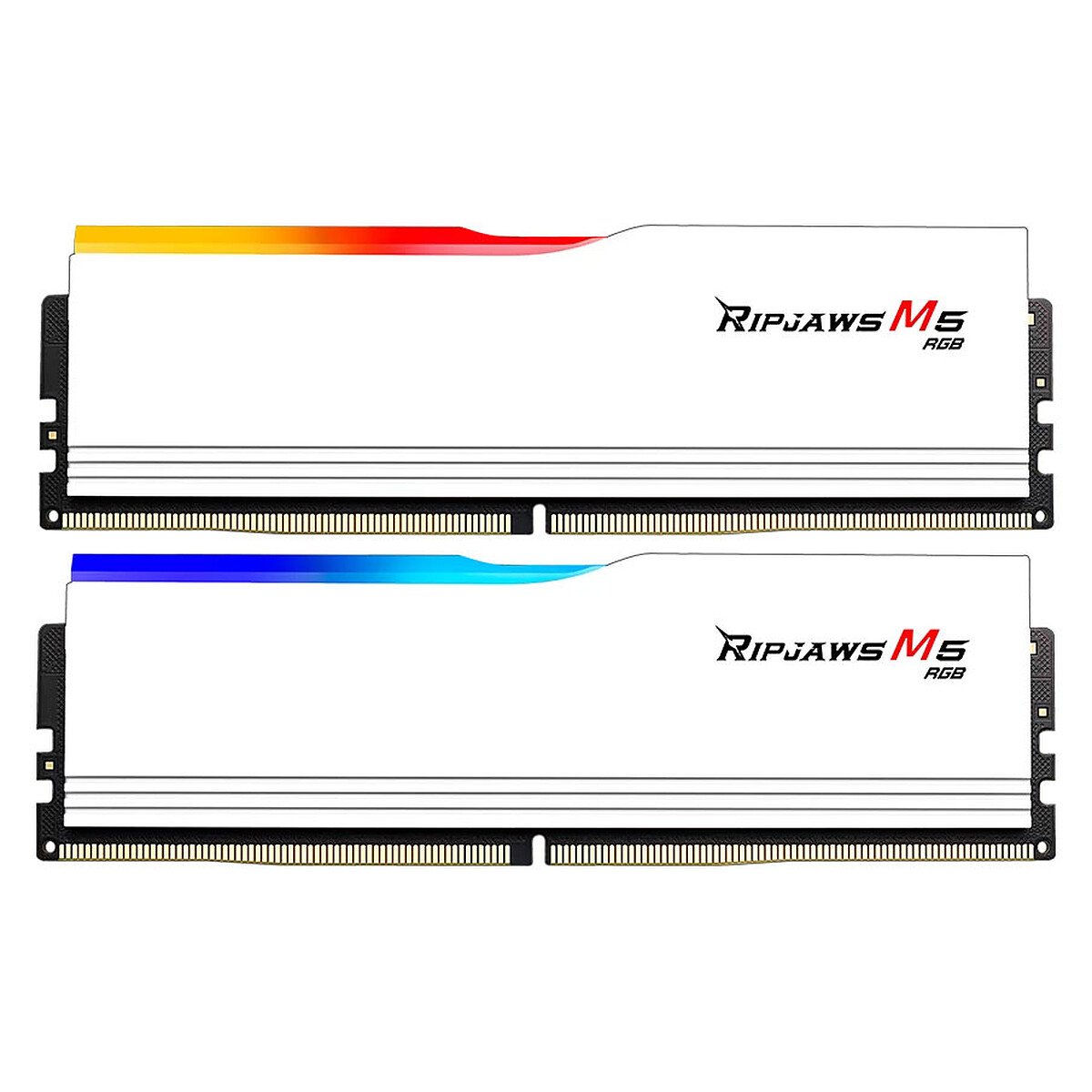 G.Skill Ripjaws M5 RGB 32 Go (2 x 16 Go) DDR5 6000 MHz CL30 - Blanc