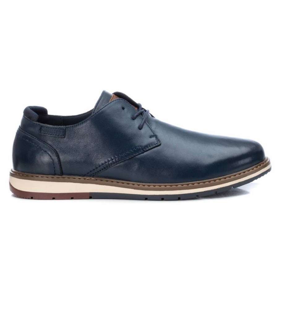 Sapatos de couro Carmela 161113 azul marinho