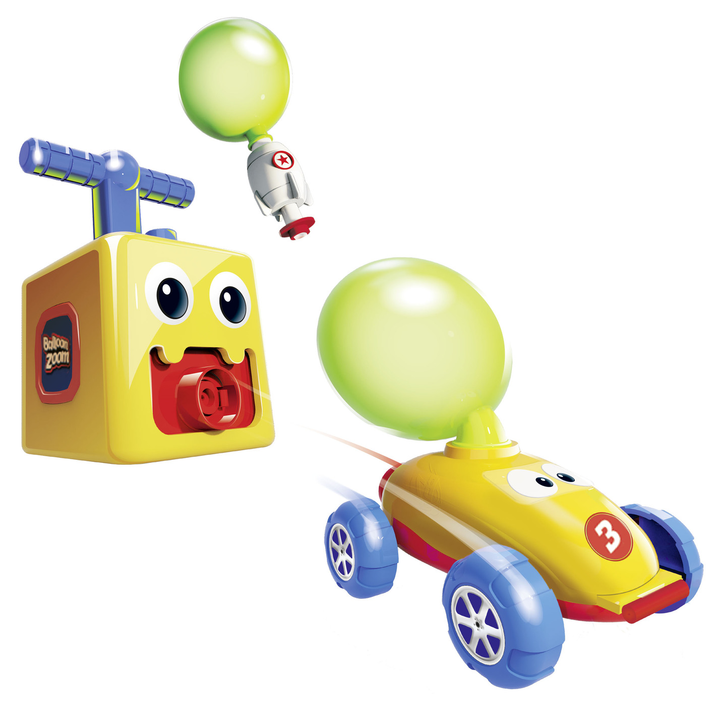 Balloon Zoom Spielzeug-Set: Ballon-Spaß mit dem WOW-Effekt