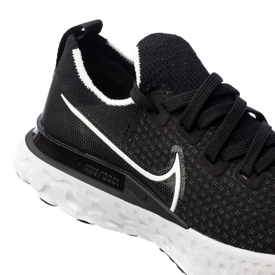 Nike Chaussures de Running React Infinity Flyknit - Noir/Blanc/Gris Femme Femmes