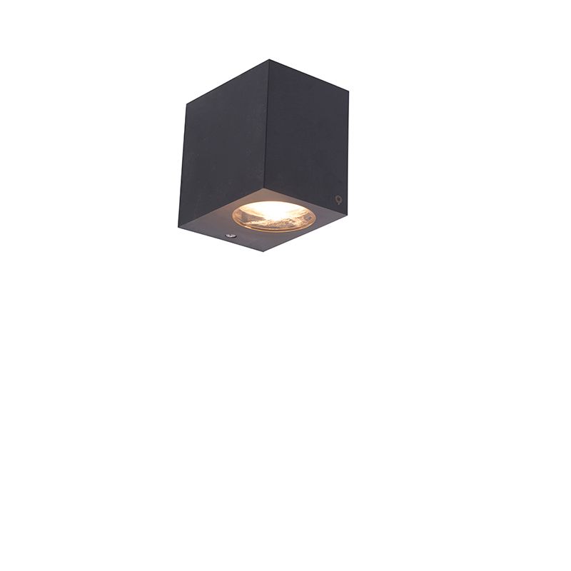 Moderne buiten wandlamp grijs van kunststof - Baleno