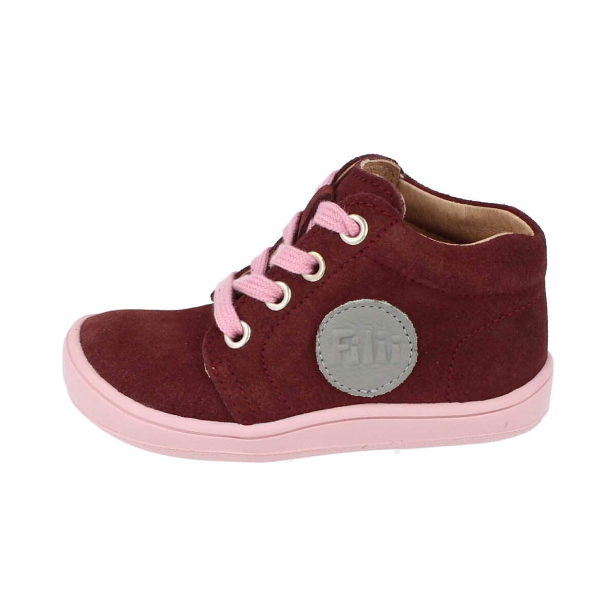 202111-1 GECK velours leather rasberry laces Weite/M