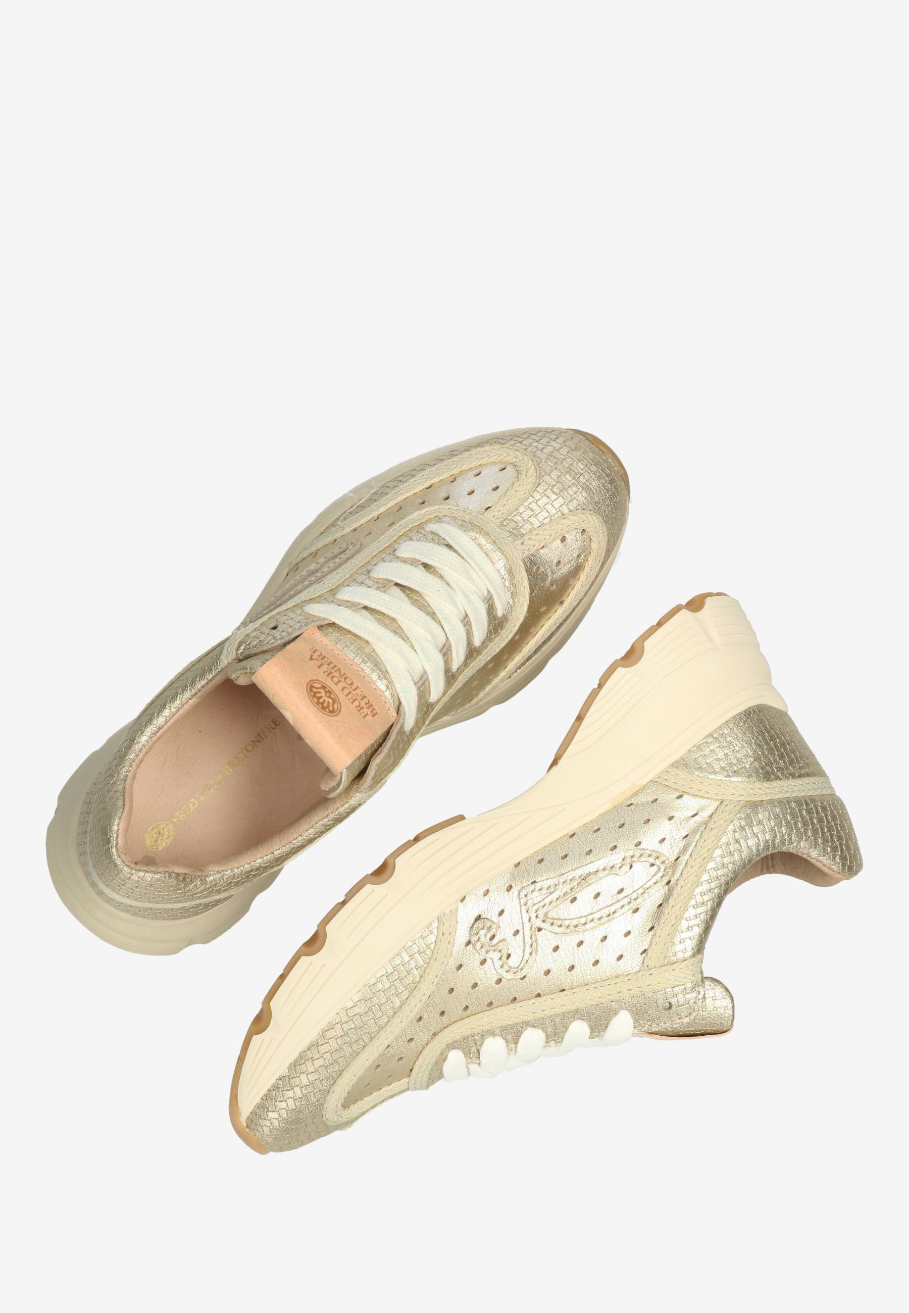 MARIOLA RAFFI Sneaker metallic Gold
