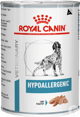 Royal Canin Veterinary Diet Hypoallergenic Chien 12x400g