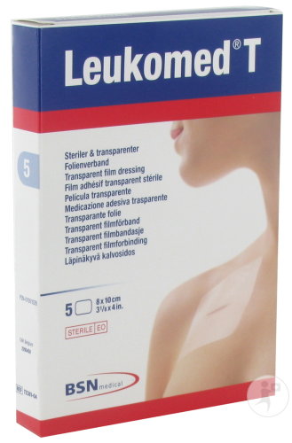 Bsn Medical Leukomed T Film Adhésif Transparent Stérile 8cmx10cm Pièces 5 (7238104)