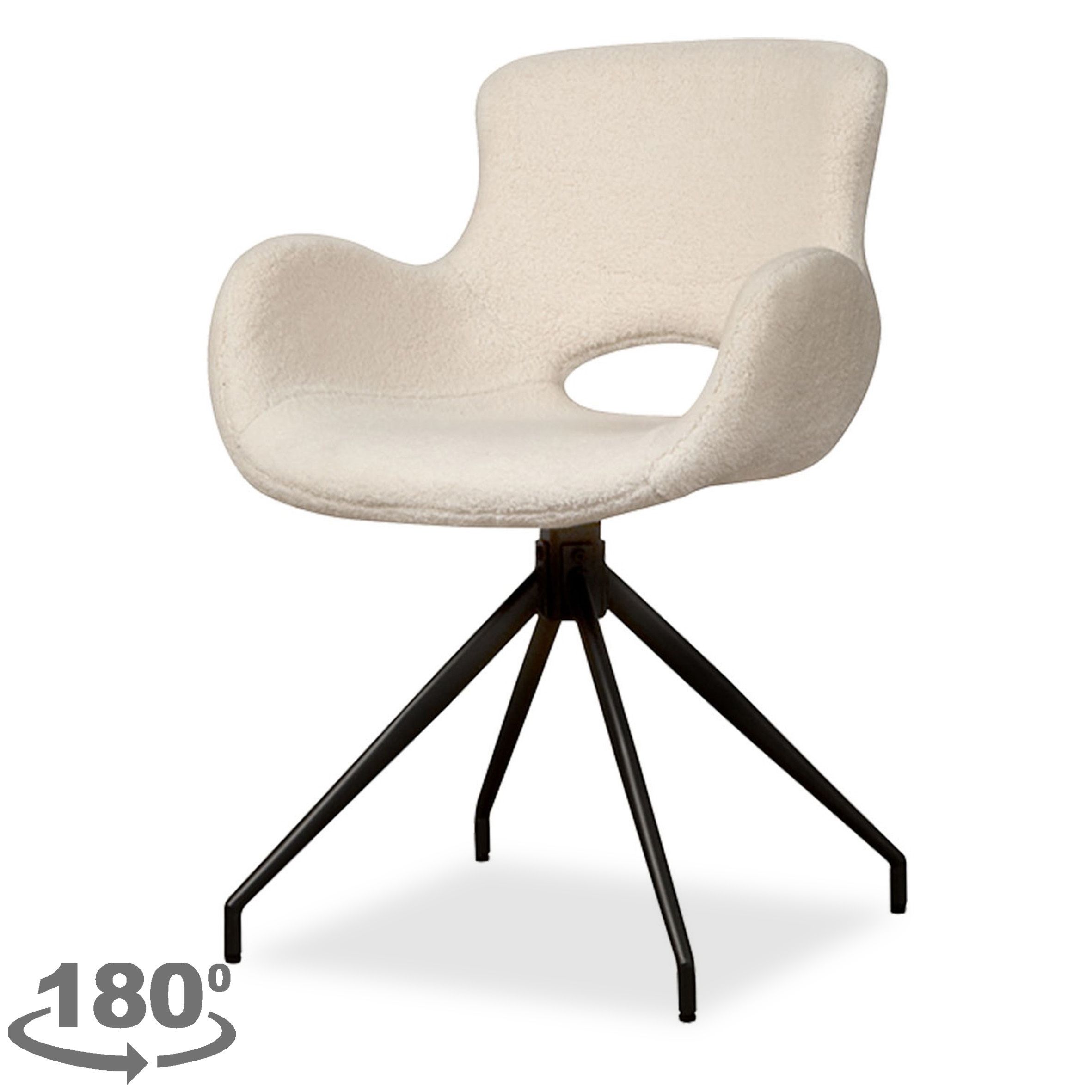 Eetkamerstoel White Campo B58 x D58 x H82 cm
