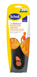 Scholl Inbalance Inlegzool Lage Rug Pijn - Maat S 1PR