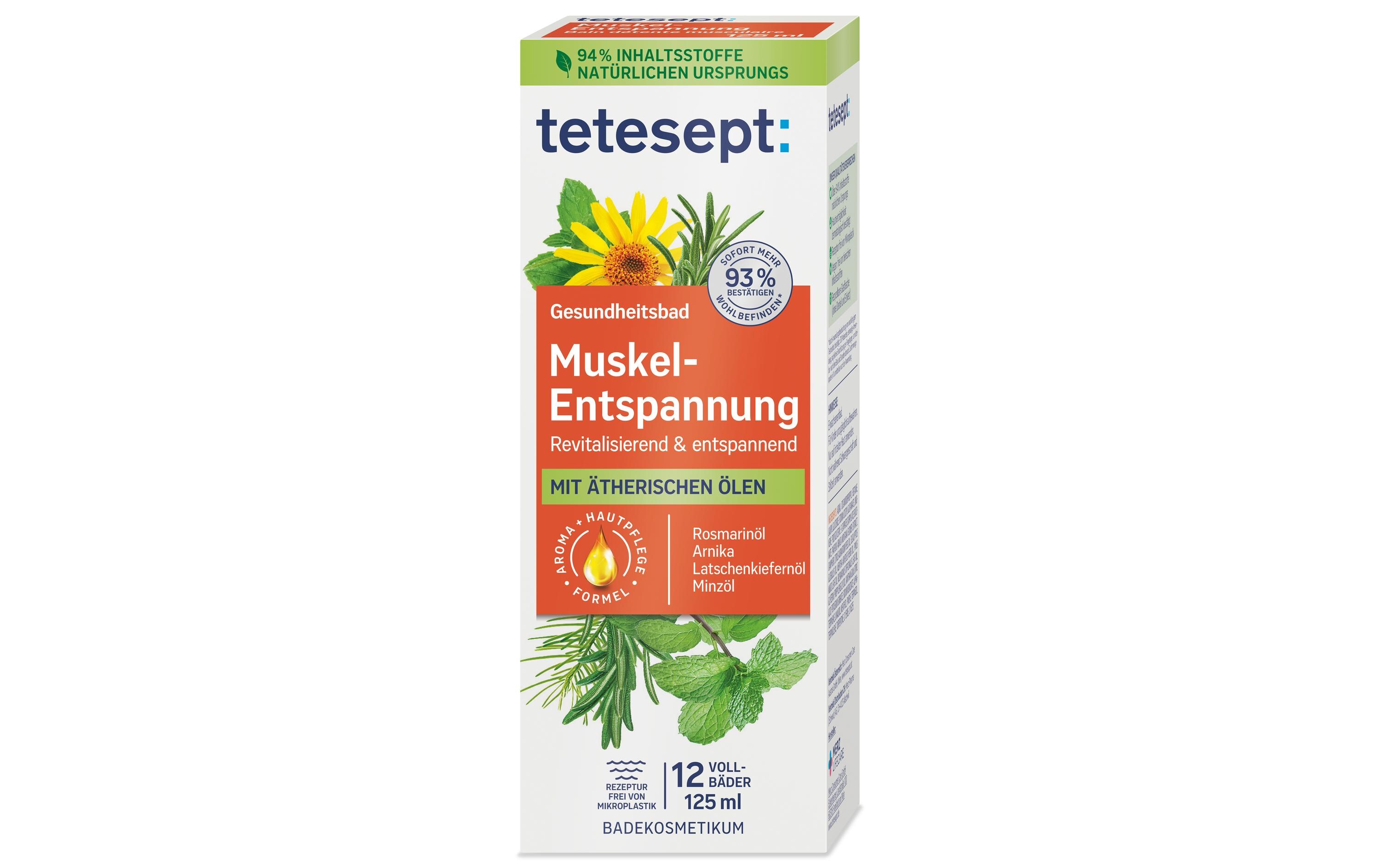 Gesundheitsbad Muskel-Entspannung 125 mlRevitalisierend und entspannend