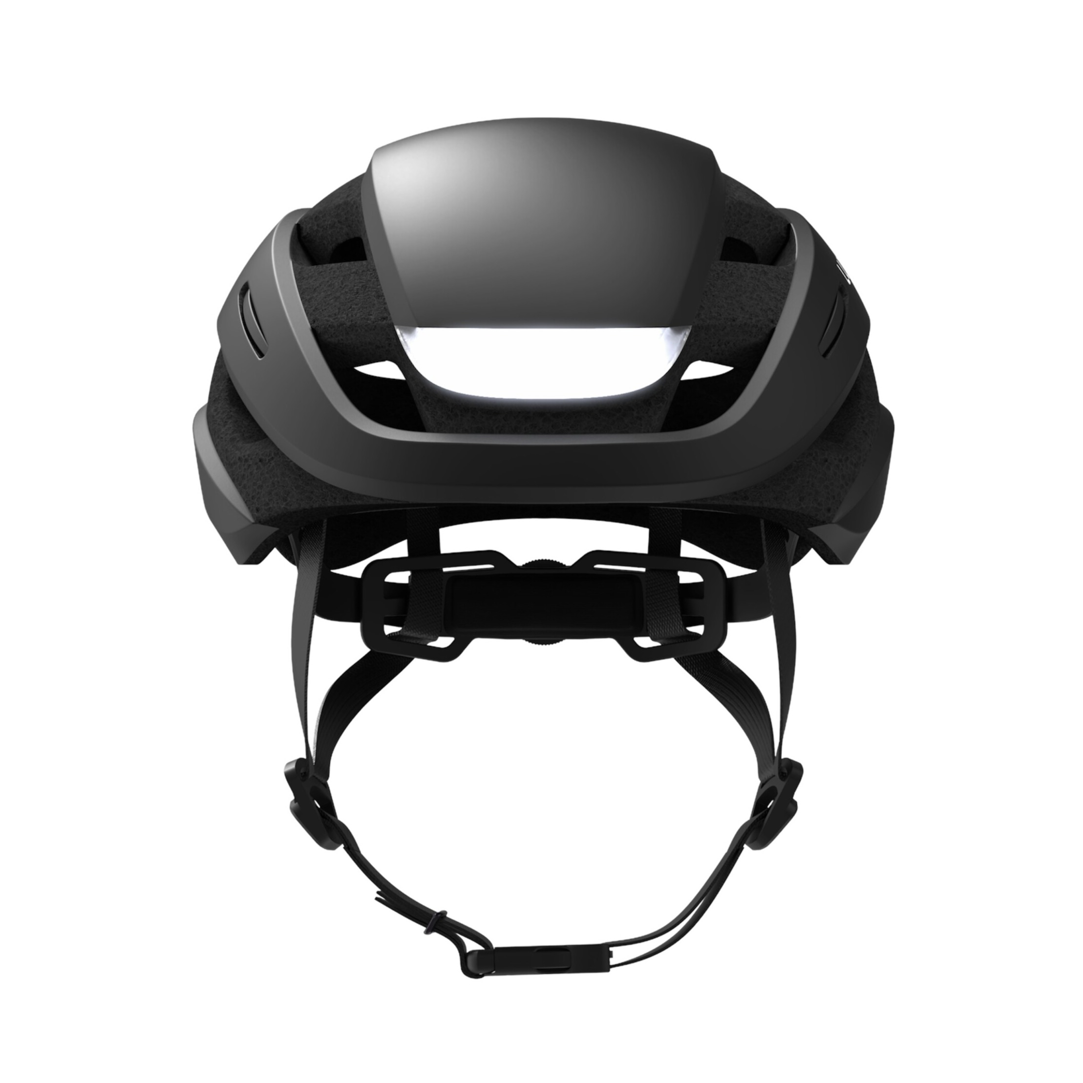 (Gr. M/L) Ultra Mips Verstellbarer Fahrrad Helm Velo Kopf Schutz mit Front- und Rücklicht / Blinkerfunktion - Weiss
