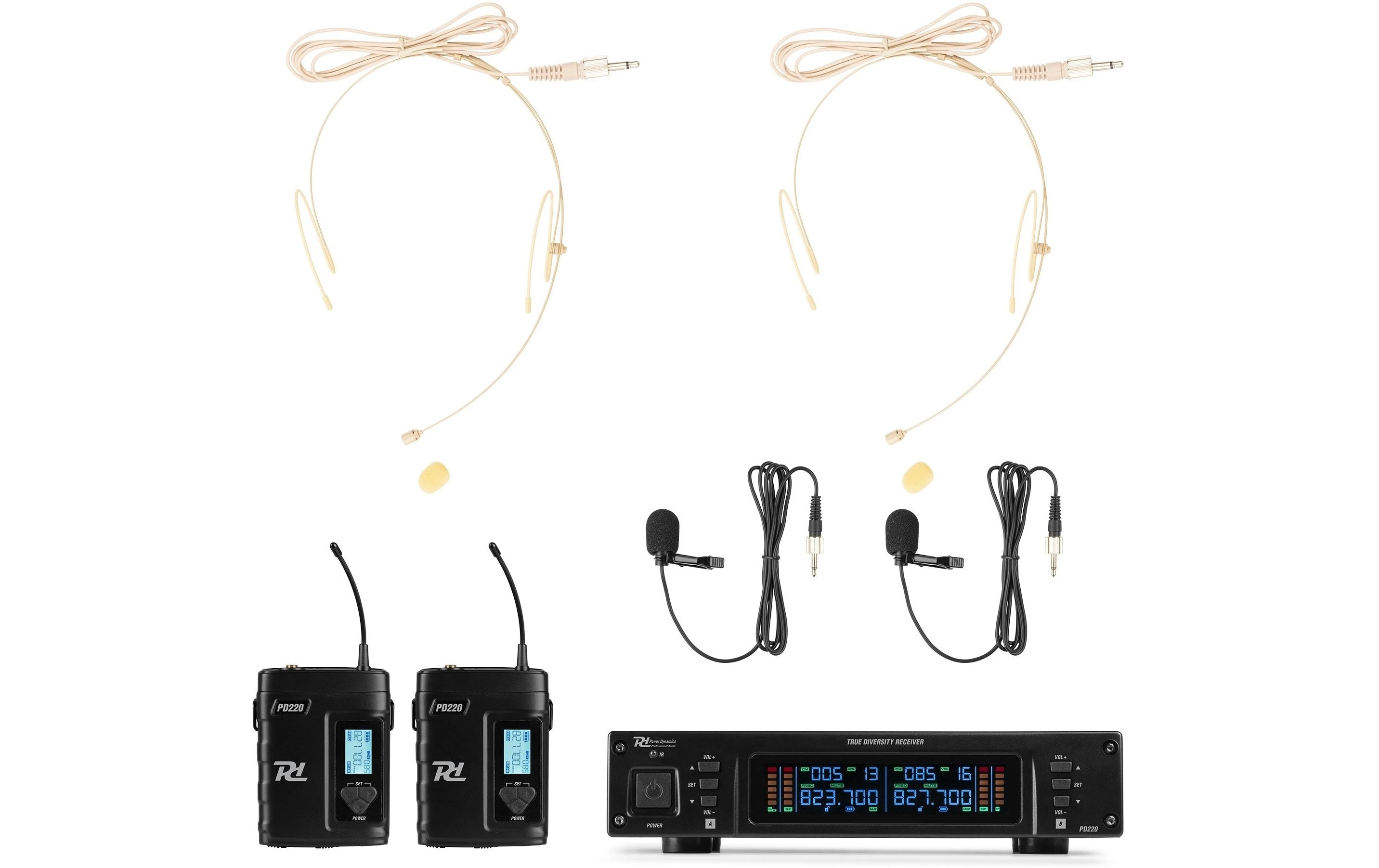 Drahtlossystem PD220B<br>Funksystembundle aus zwei Bodypacks