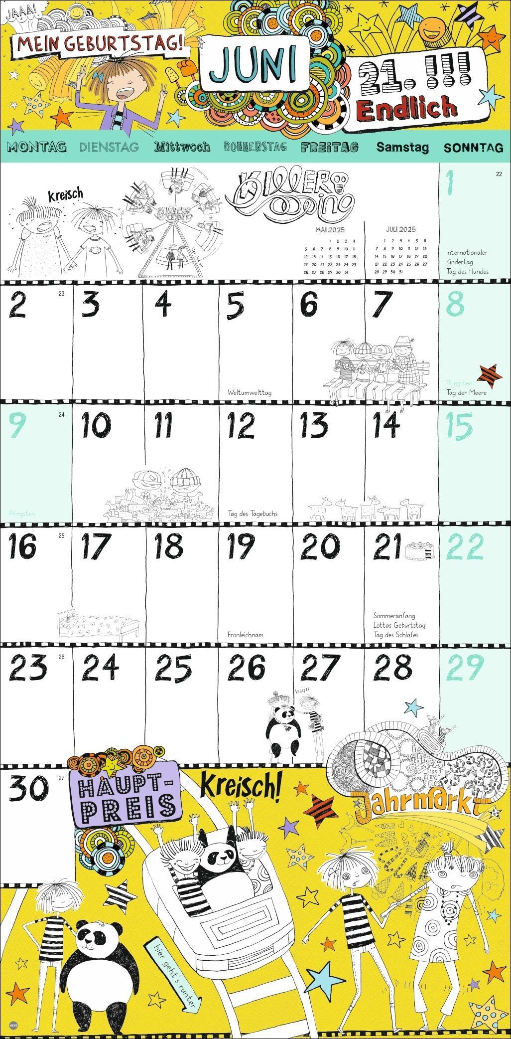 Lotta-Leben Broschurkalender 2025