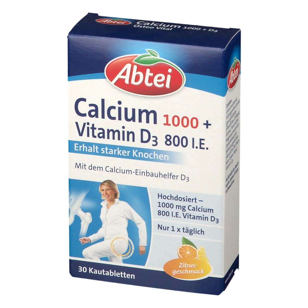 Abtei Calcium 1000 + D3 Osteo Vital Kautabletten