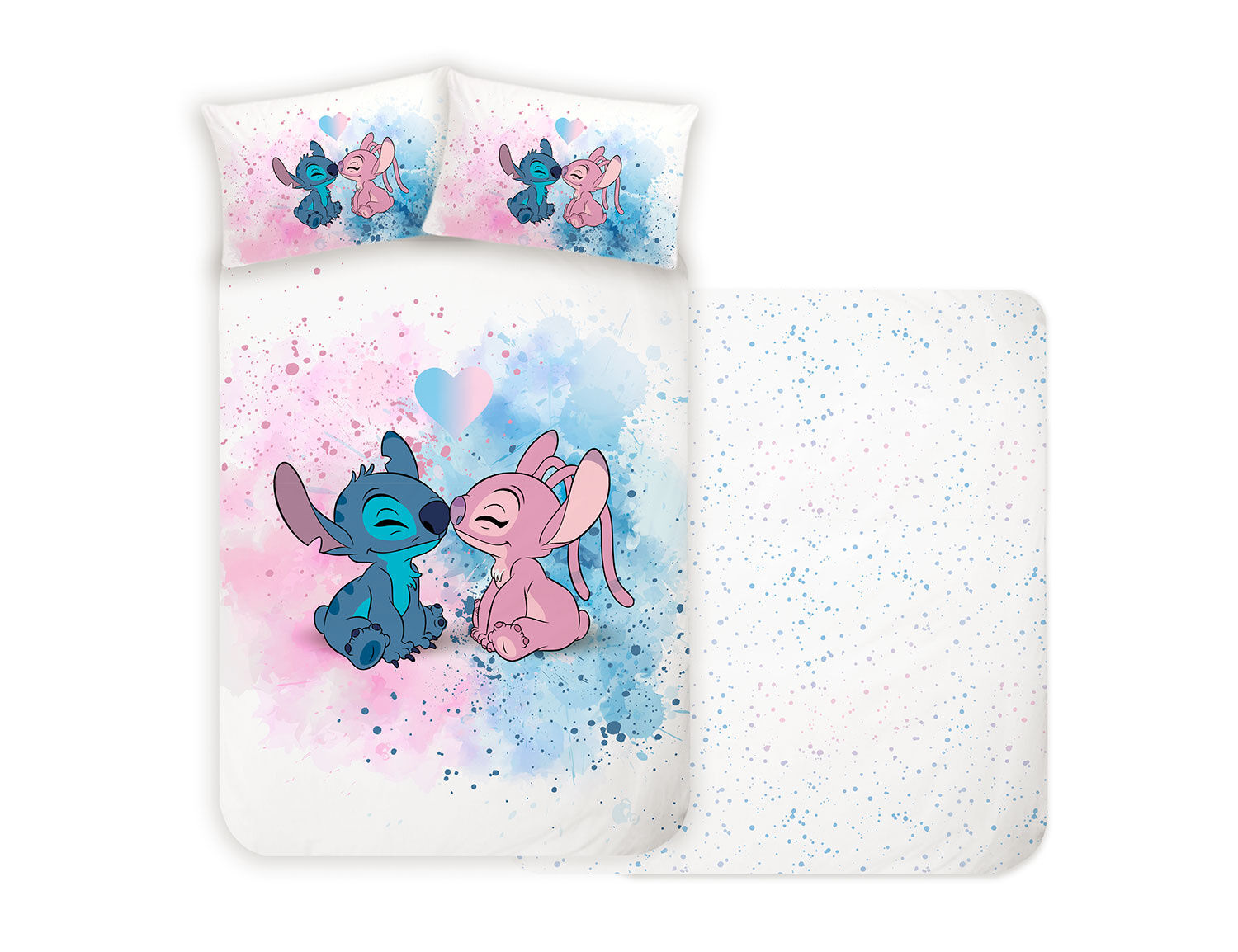 Bettwäsche mit Stitch & Angel