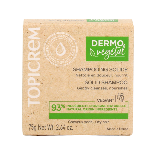 Topicrem shampooing solide Dermo Végétal - Cheveux secs, dès 3 ans