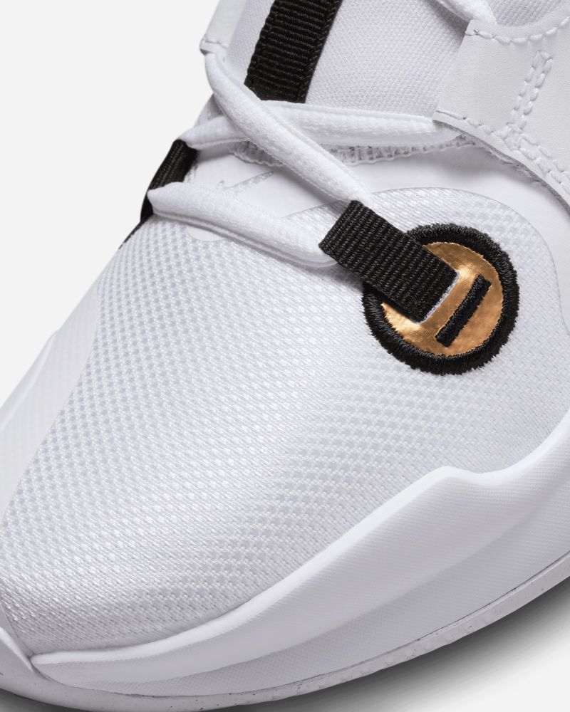 Chaussures de basket Nike Air Zoom Crossover Blanc & Or pour enfant