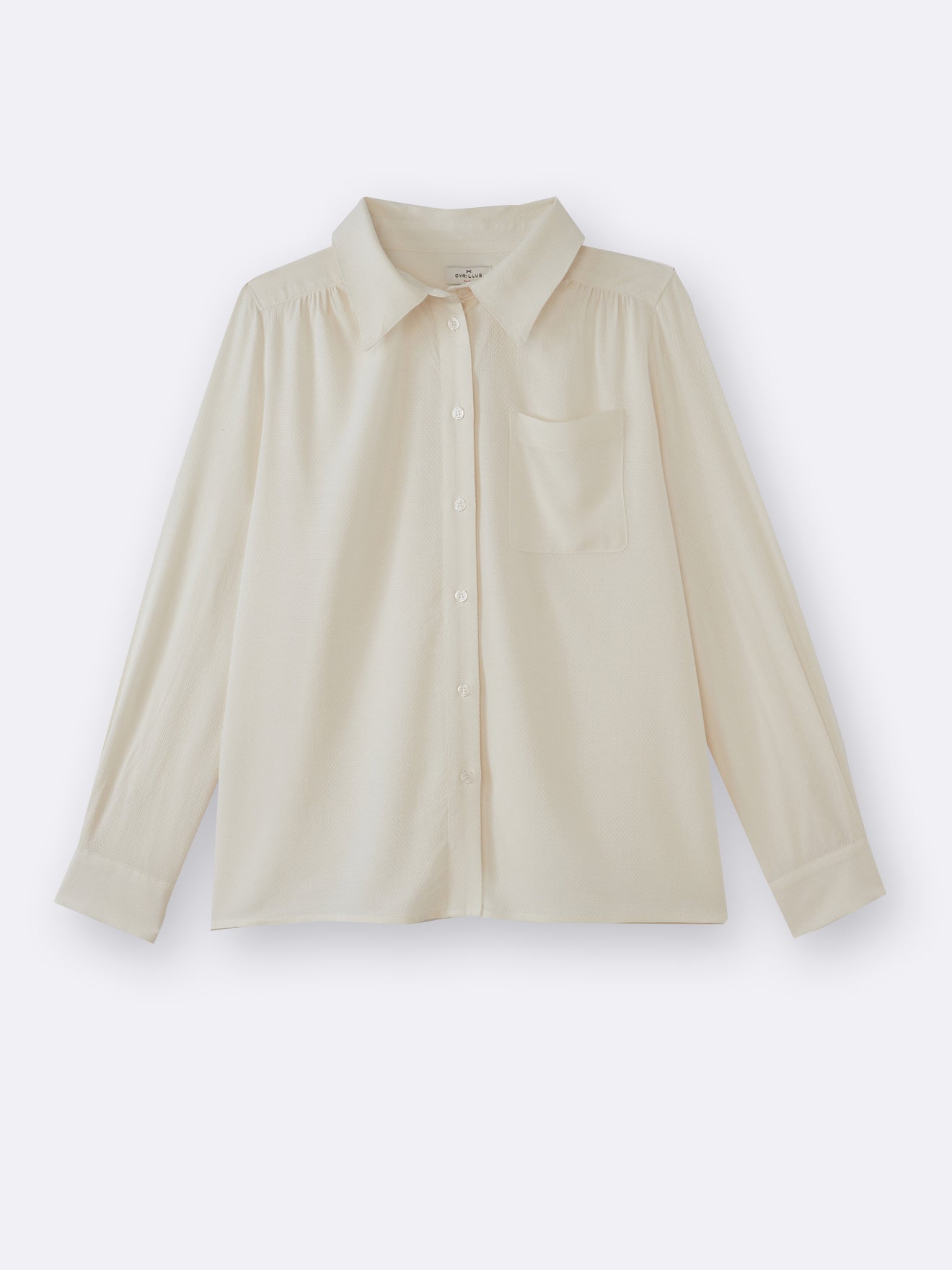 Chemise femme en viscose dobby imprimé Isabel