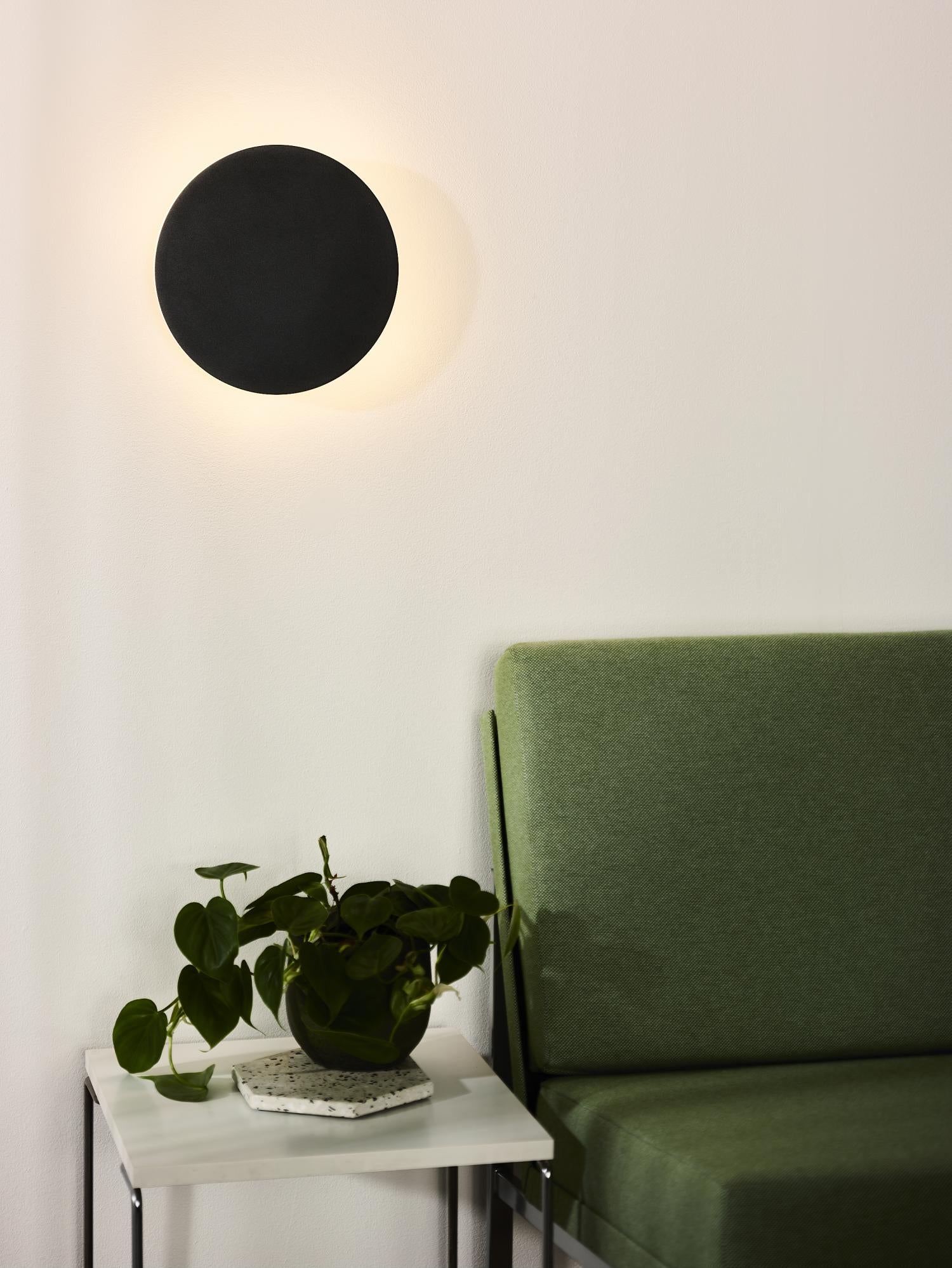 Eklyps 25 wandlamp LED zwart