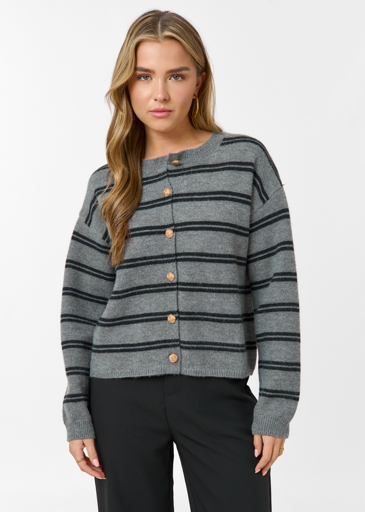 Bella vest donkergrijs