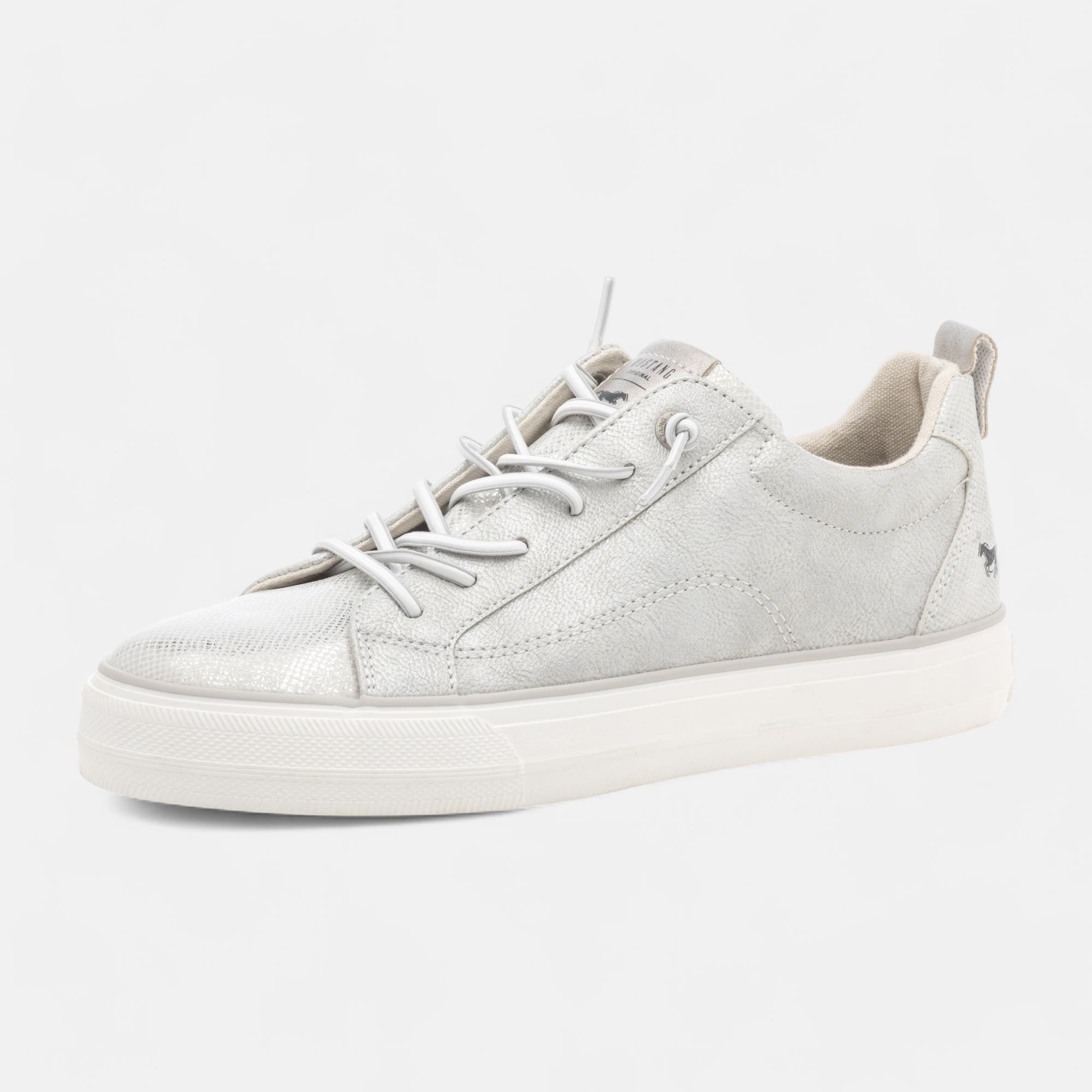 Baskets basses Femme argent