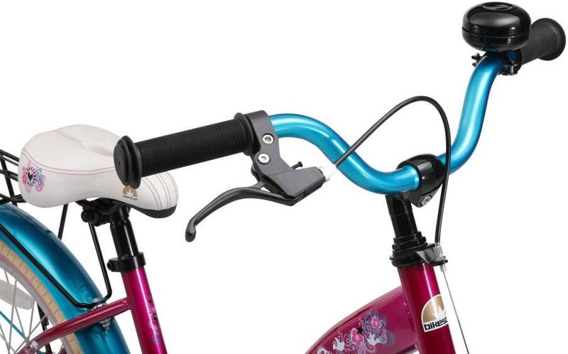 Bikestar 20 inch Classic kinderfiets, paars / turquoise