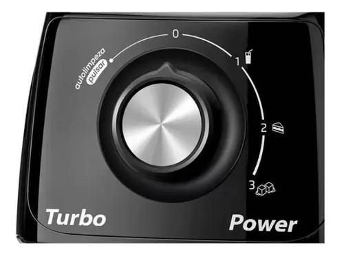 Liquidificador port&aacute;til Mondial Turbo Power L-99 2.2 L preto com jarra de san 127V