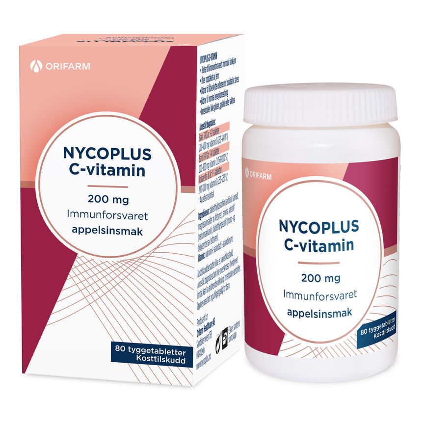 Nycoplus C-vit tyggetab 200mg