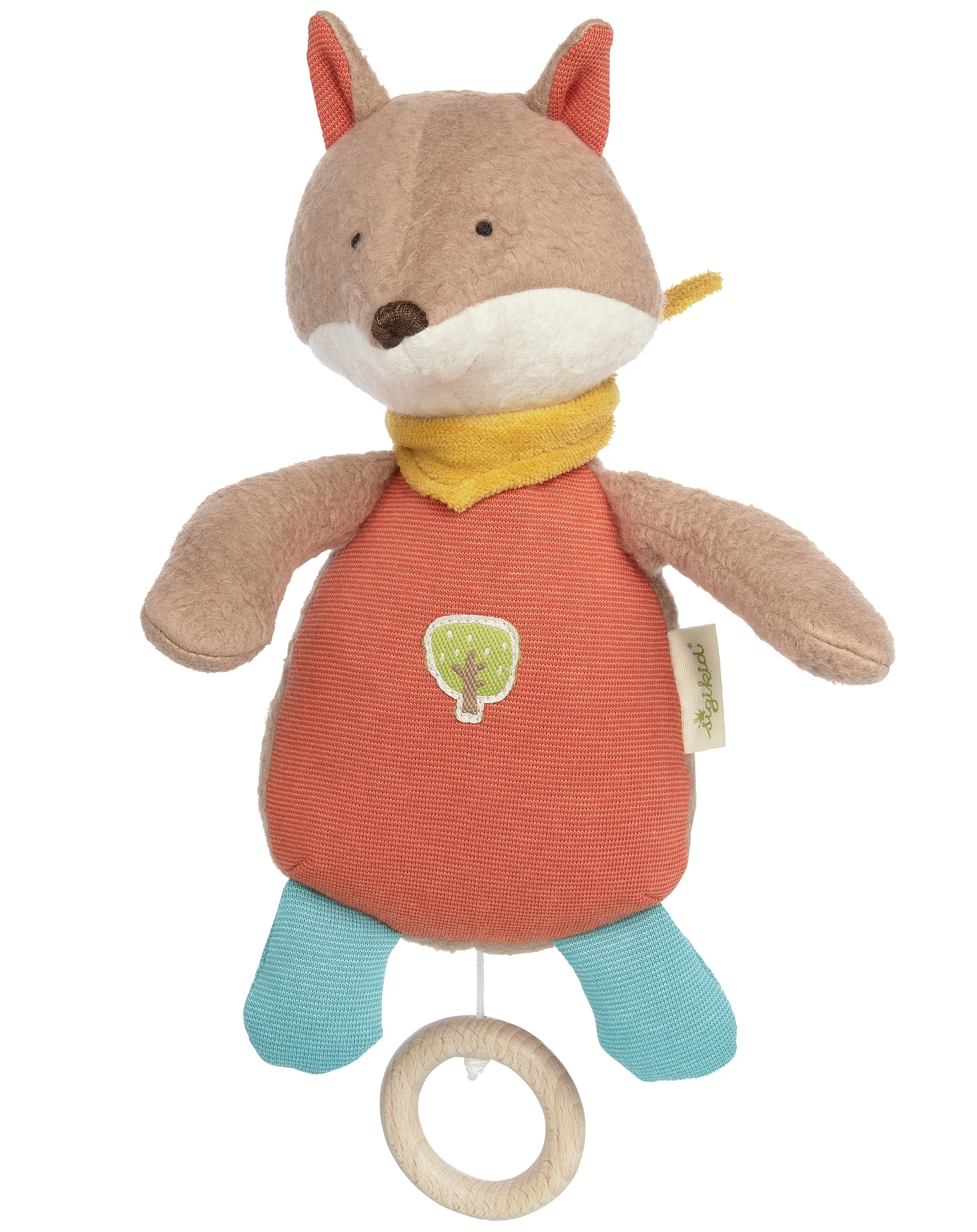 Spieluhr FUCHS GREEN in orange/bunt