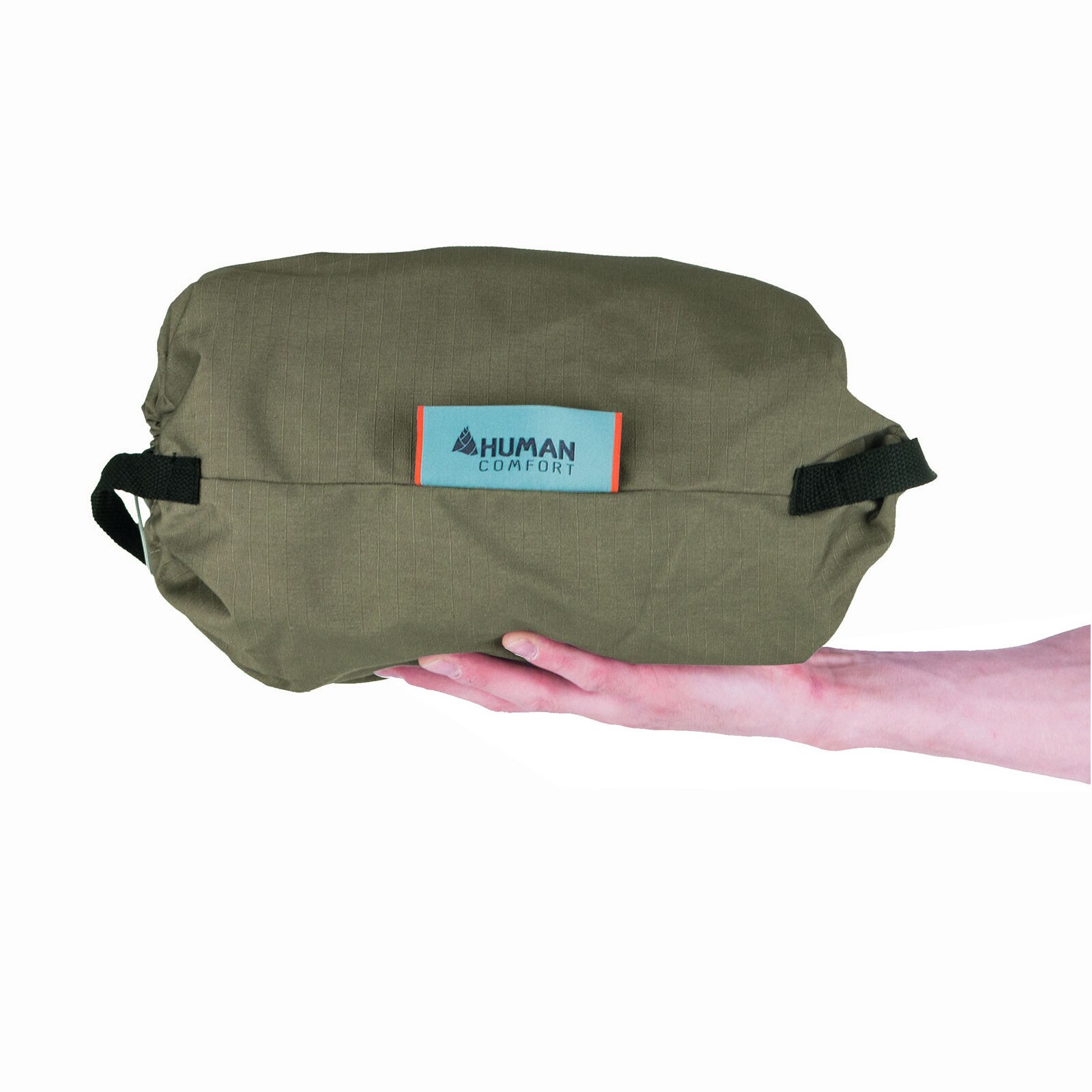 HUMAN COMFORT Luft Bett Chatou Isomatte Kasten Matratze Gäste 100% Baumwolle Farbe: Grün